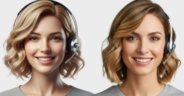 AI receptionist and human receptionist