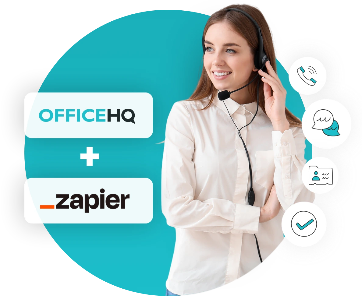 Need calls or messaging coming into your apps or software with the OfficeHQ Zapier integration you now can